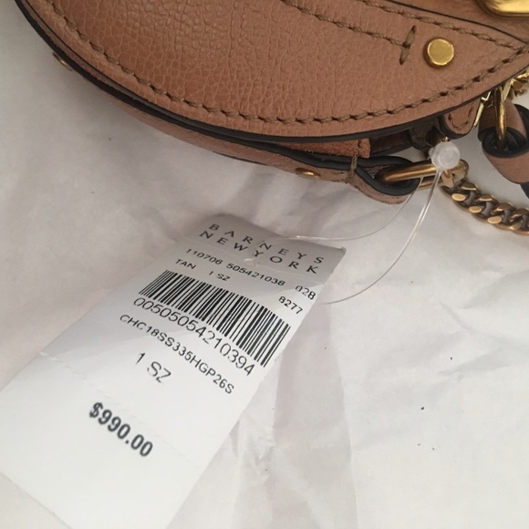 Chloe Pixie Mini Leather Suede Crossbody Bag Beige - Picture 5 of 8